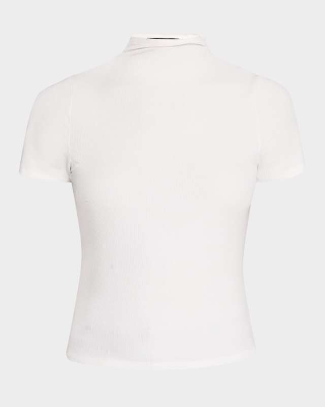 Blanche Knit Mock-Neck Top