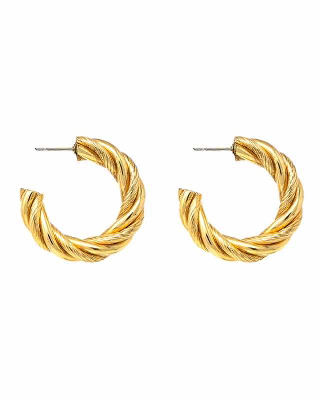 Gold Hoop Earrings