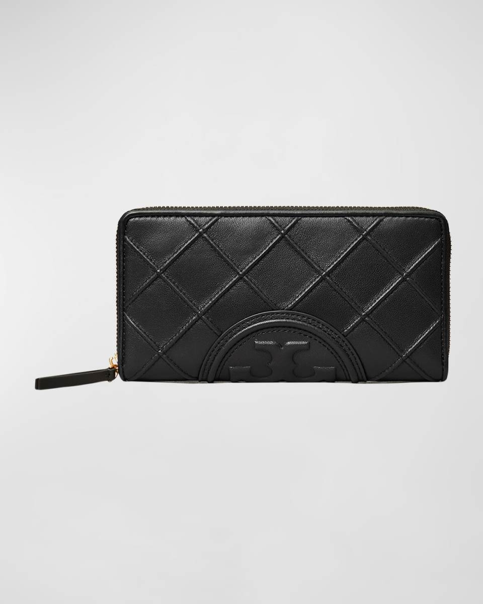 Fleming Zip Quilted Leather Continental Wallet
