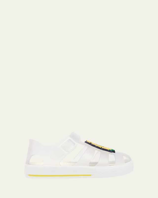 Girl's DG Logo Jelly Sandals, Baby/Toddler/Kids
