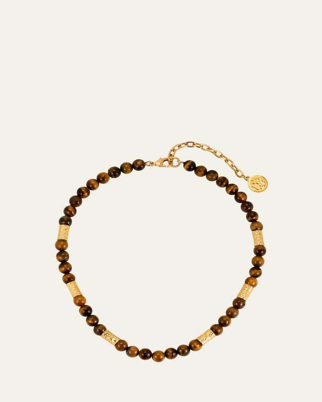 Tigers Eye Beaded Necklace