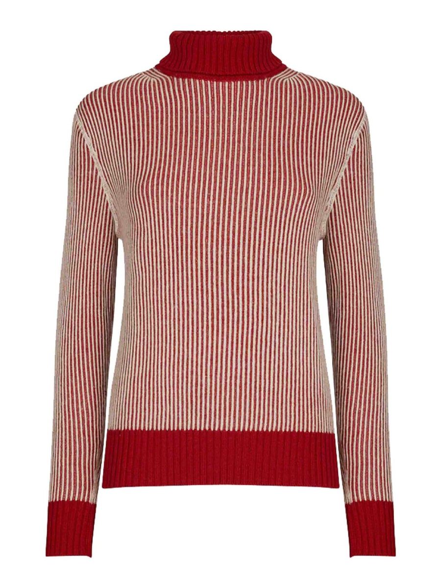 Add Pull Col Rond - Rouge