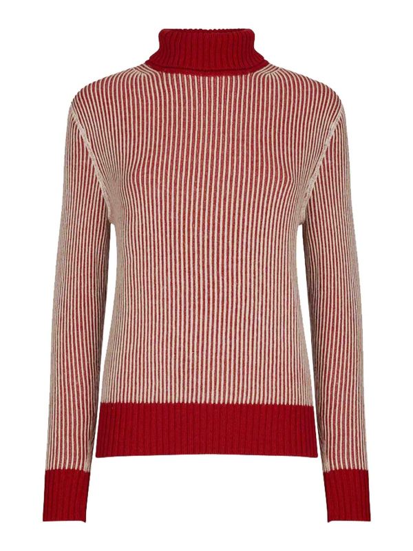Add Pull Col Rond - Rouge