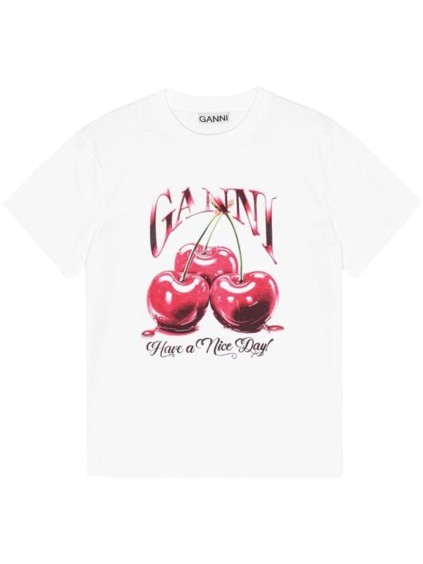 logo-print graphic t-shirt