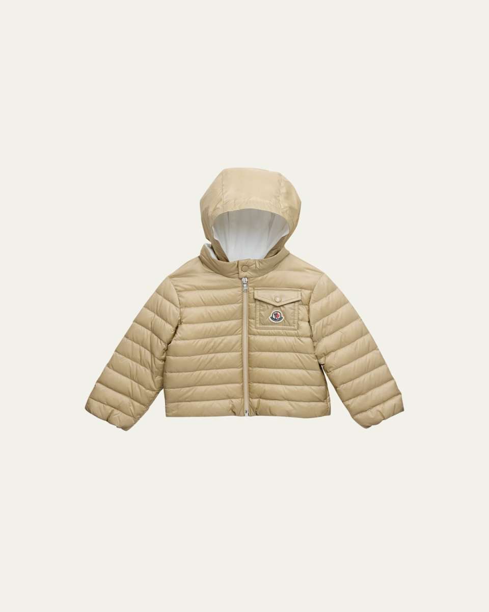 Boy's Baigal Hooded Puffer Jacket, Size 3M-3