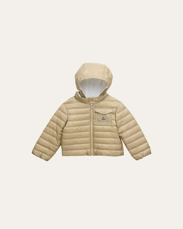 Boy's Baigal Hooded Puffer Jacket, Size 3M-3