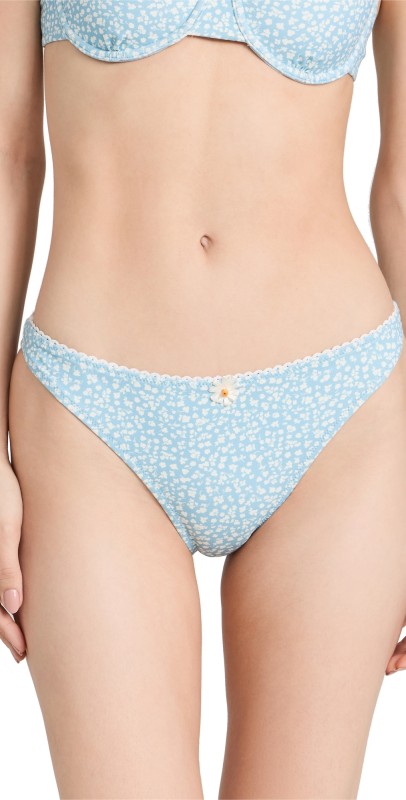 Solid & Striped Solid & Striped x Sofia Richie Grainge The Daphne Bikini Bottoms Ditsy Floral