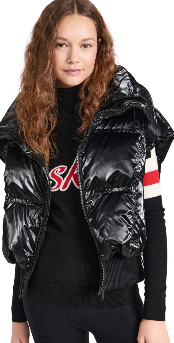 Perfect Moment Sierra Down Gilet Black Liquid