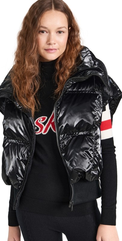 Perfect Moment Sierra Down Gilet Black Liquid