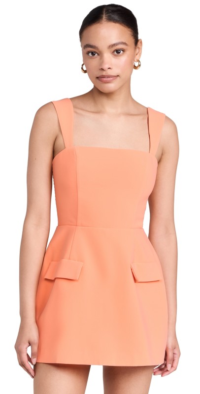 Amanda Uprichard Bethany Skort Romper Guava