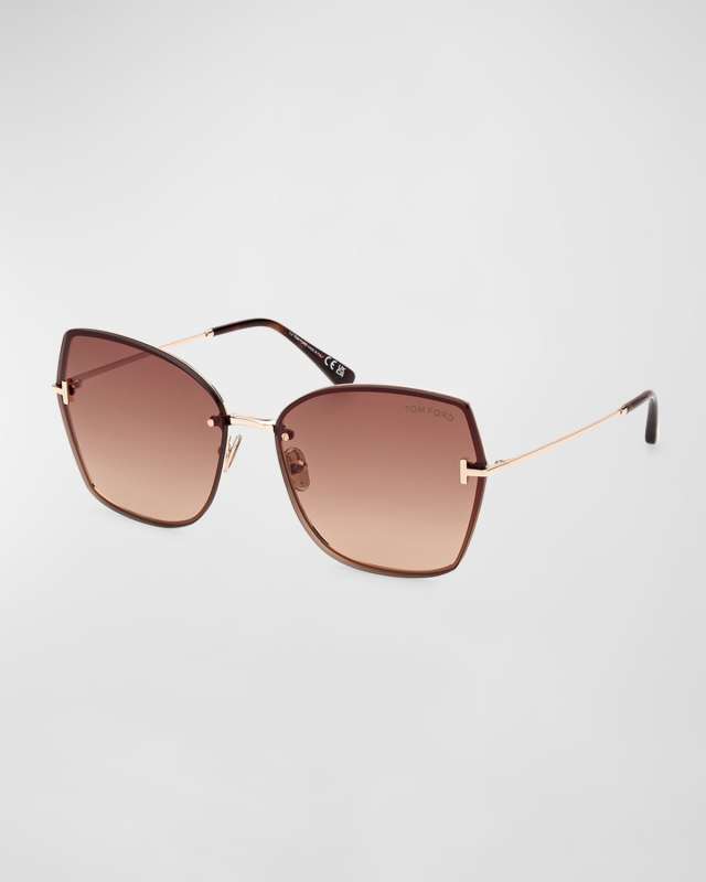 Nickie Metal Butterfly Sunglasses