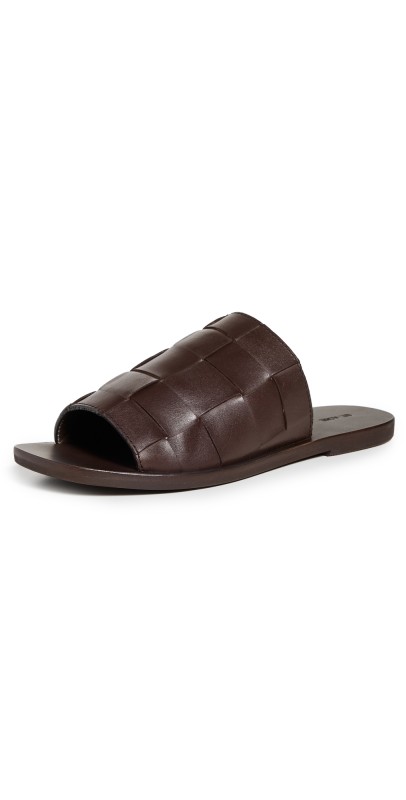 St. Agni Woven Flats Chocolate