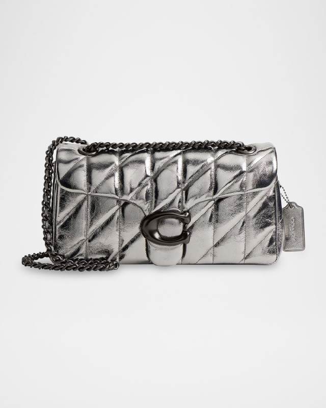 Tabby 26 Quilted Metallic Leather Shoulder Bag