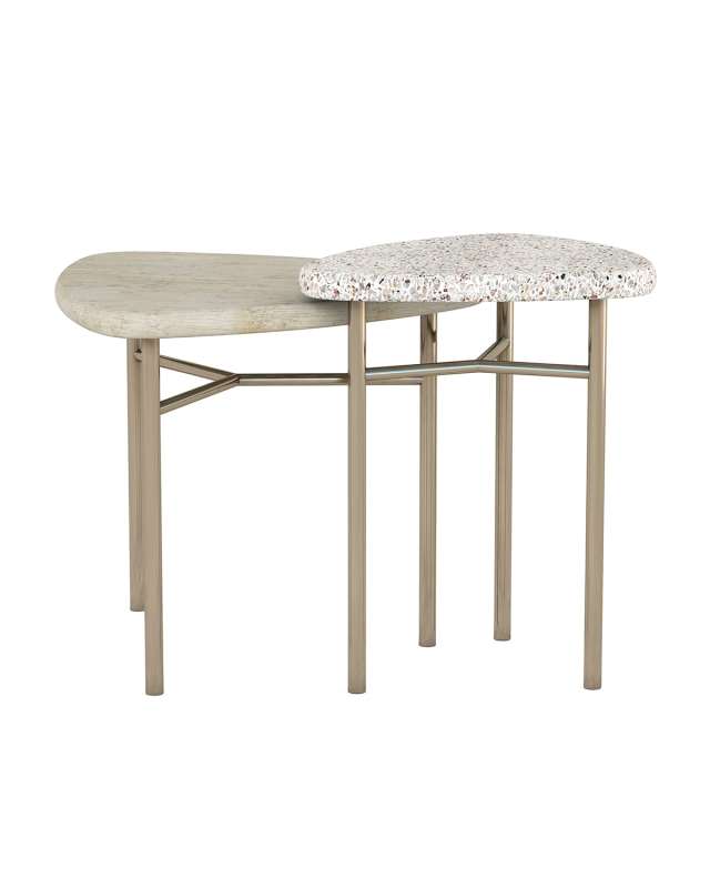 Cotiere Nesting End Tables, Set of 2