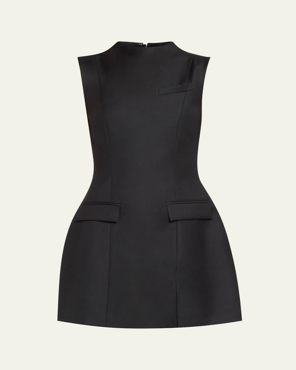 Hanna High-Neck Mini Dress