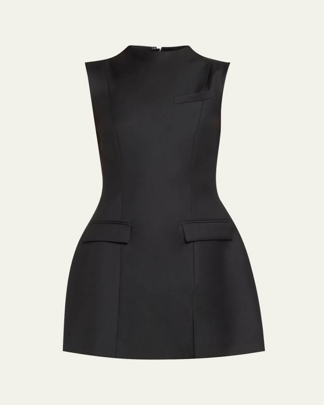 Hanna High-Neck Mini Dress