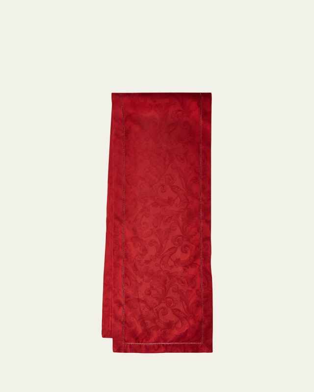 Acanthus Jacquard Table Runner, 15" x 90"