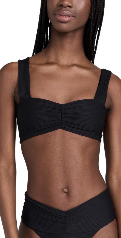 LSPACE Marlee Bikini Top Black