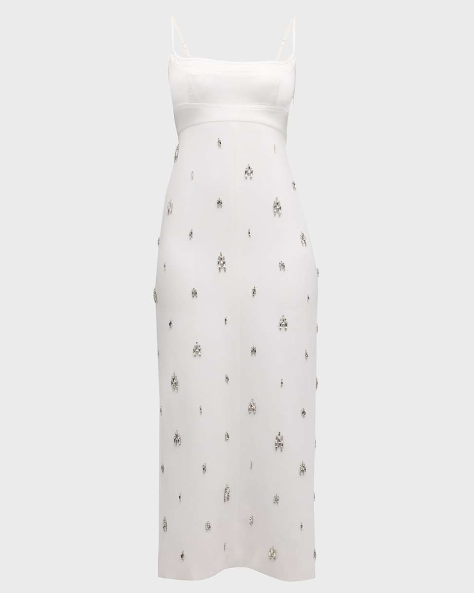Alana Jewel-Embellished Midi Dress