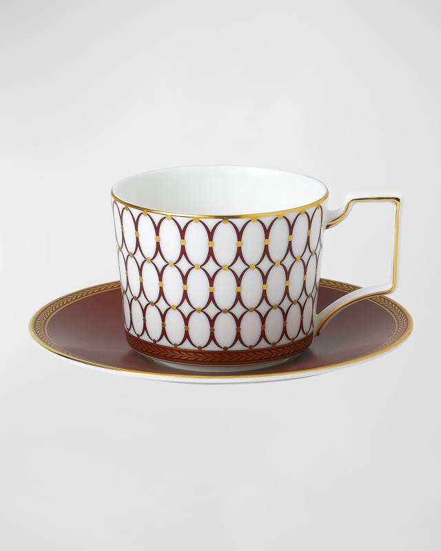 Renaissance Teacup & Saucer Set