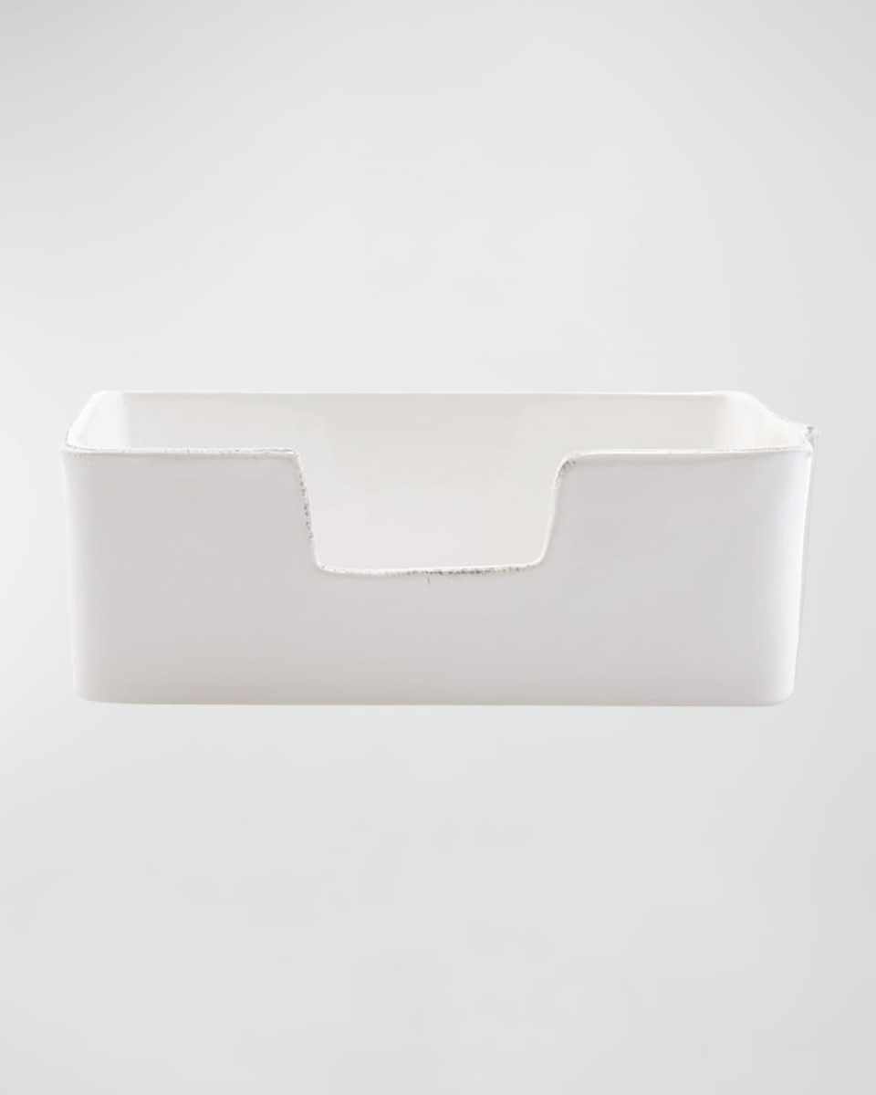 Melamine Lastra White Guest Towel Holder