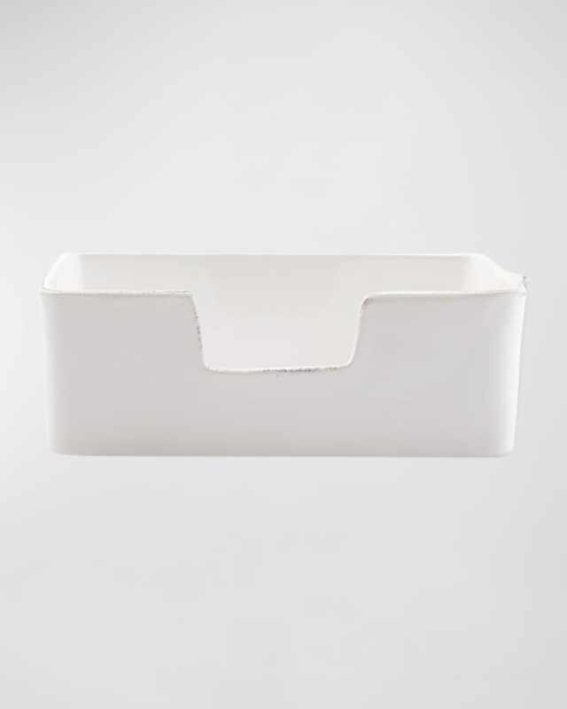 Melamine Lastra White Guest Towel Holder