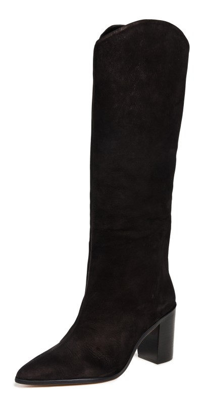 Schutz Maryana Block Boots Black