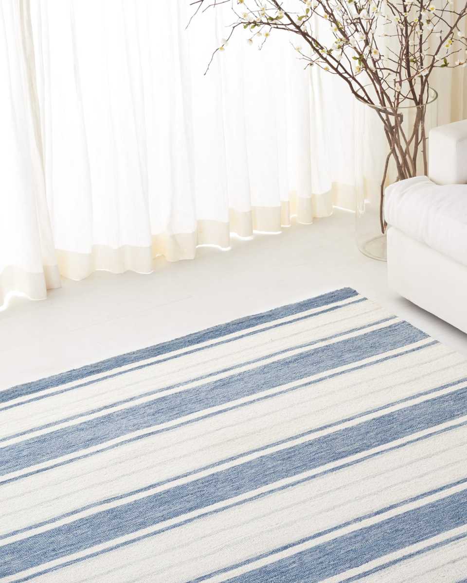Ballast Stripe Hand-Tufted Rug, 8' x 10'