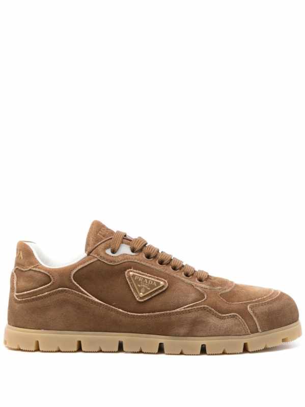 enamel triangle-logo trainers
