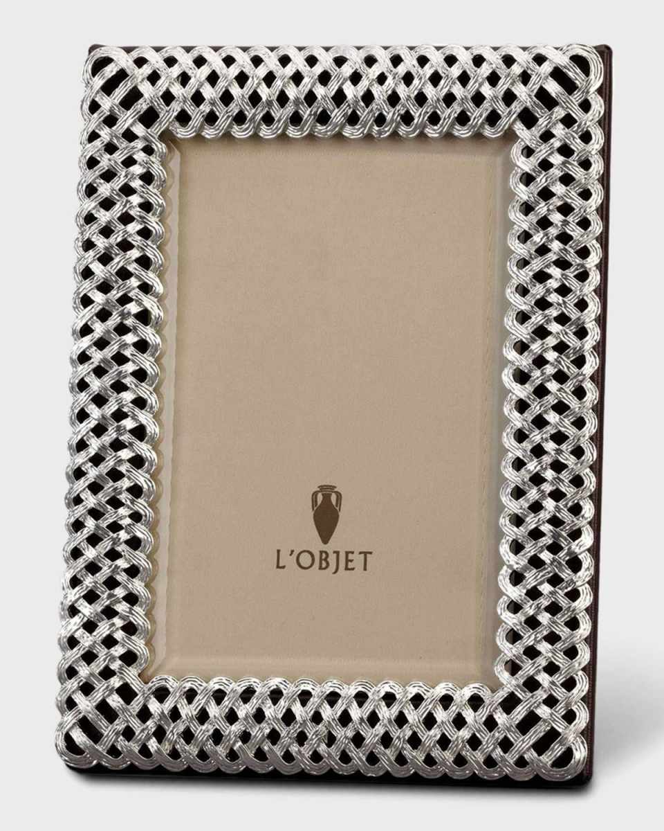 Platinum Braid 4" x 6" Picture Frame
