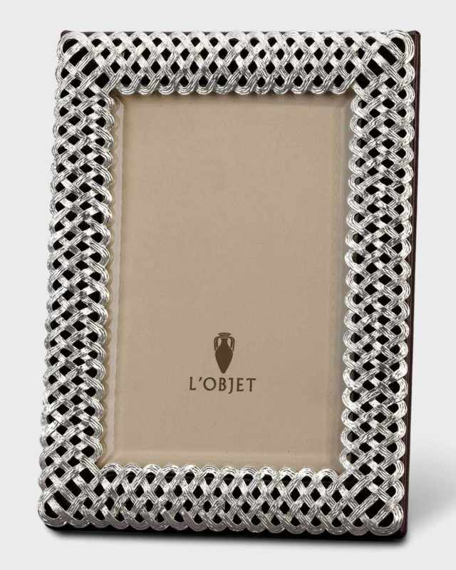 Platinum Braid 4" x 6" Picture Frame