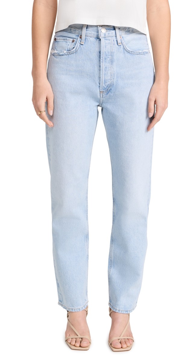 AGOLDE 90'S Pinch Waist High Rise Straight Focus Jeans Focus