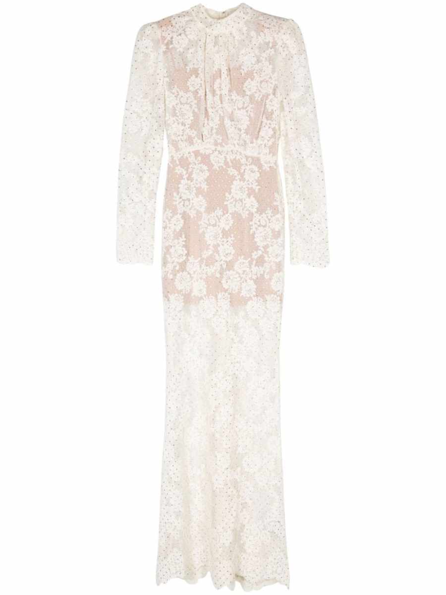 rhinestone-embellished maxi dress