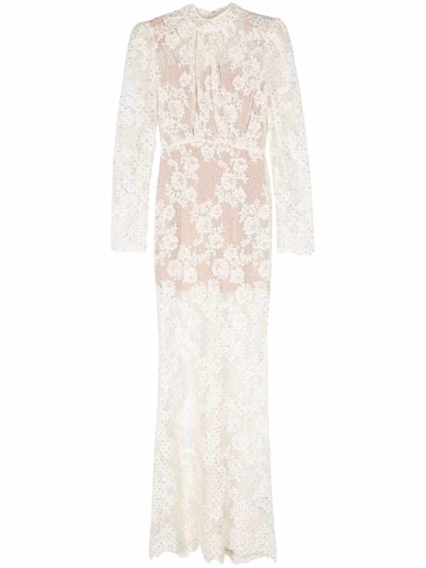 rhinestone-embellished maxi dress