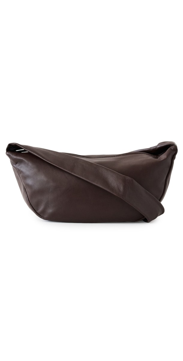 St. Agni Soft Crescent Bag Chocolat