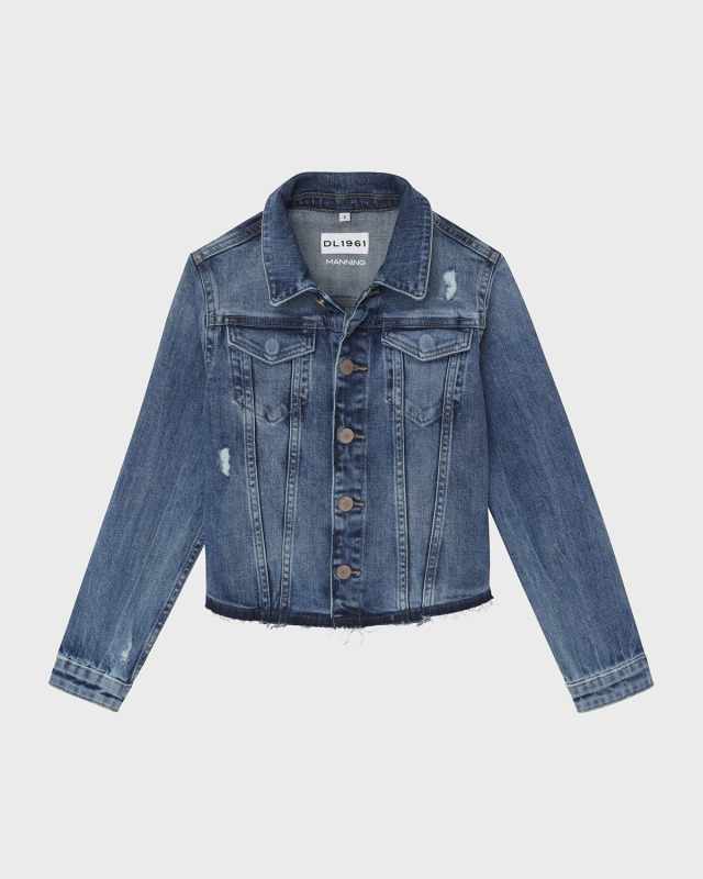 Girl's Manning Denim Jacket, Size S-