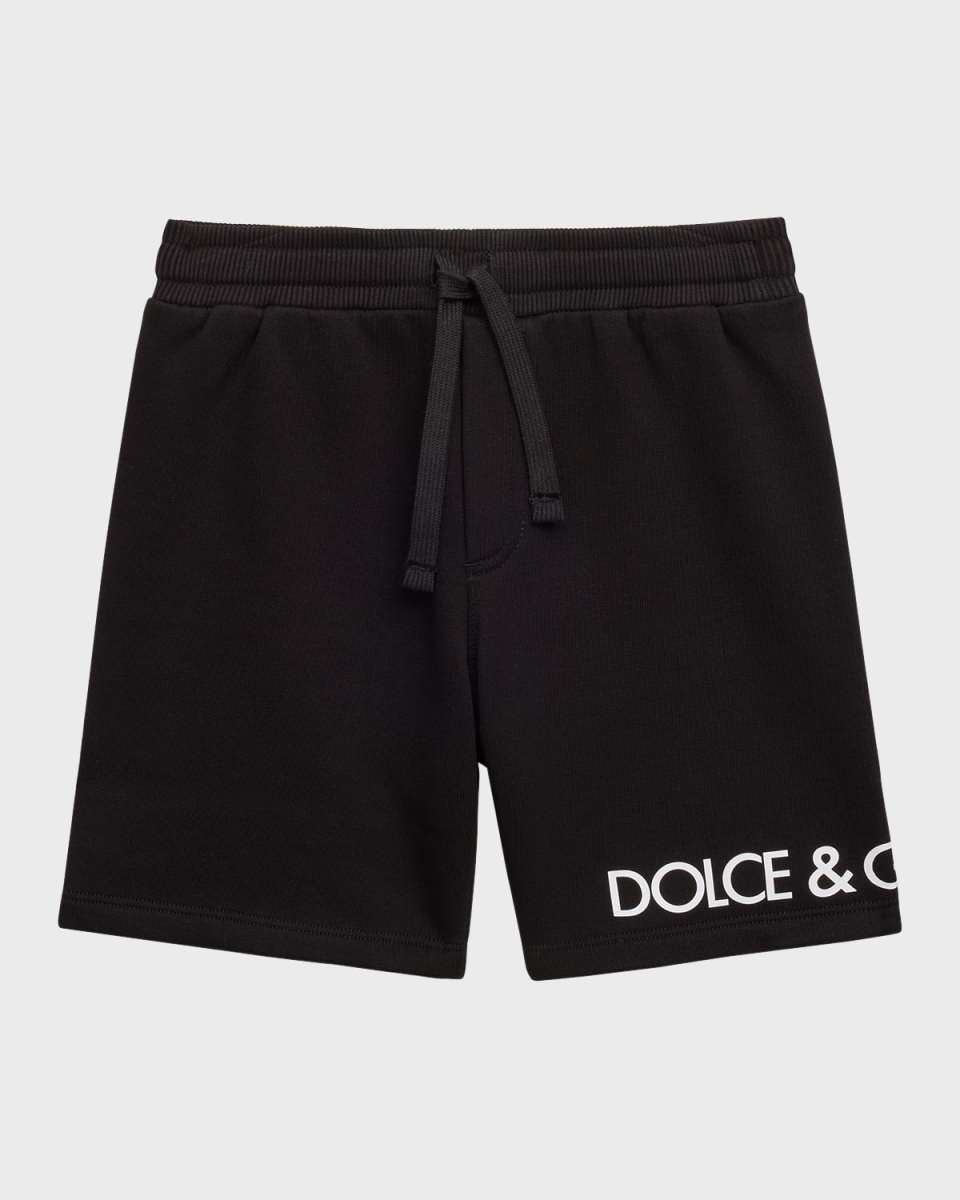 Boy's Logo-Print Jogger Shorts, Size 12M-30