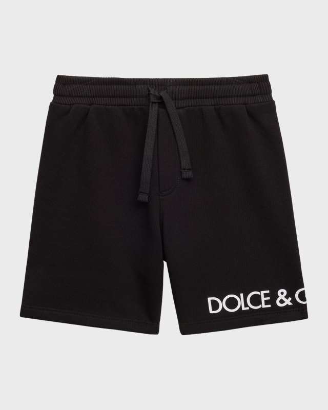 Boy's Logo-Print Jogger Shorts, Size 12M-30