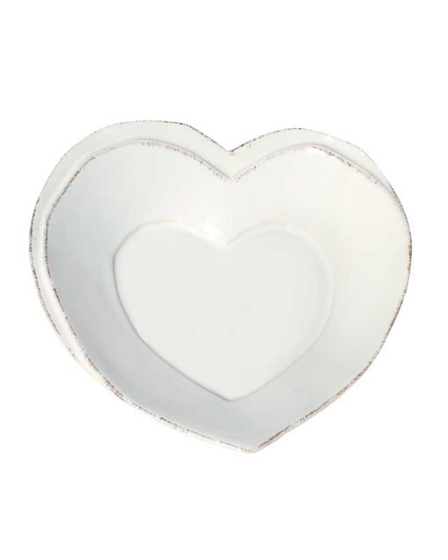 Lastra White Heart Dish