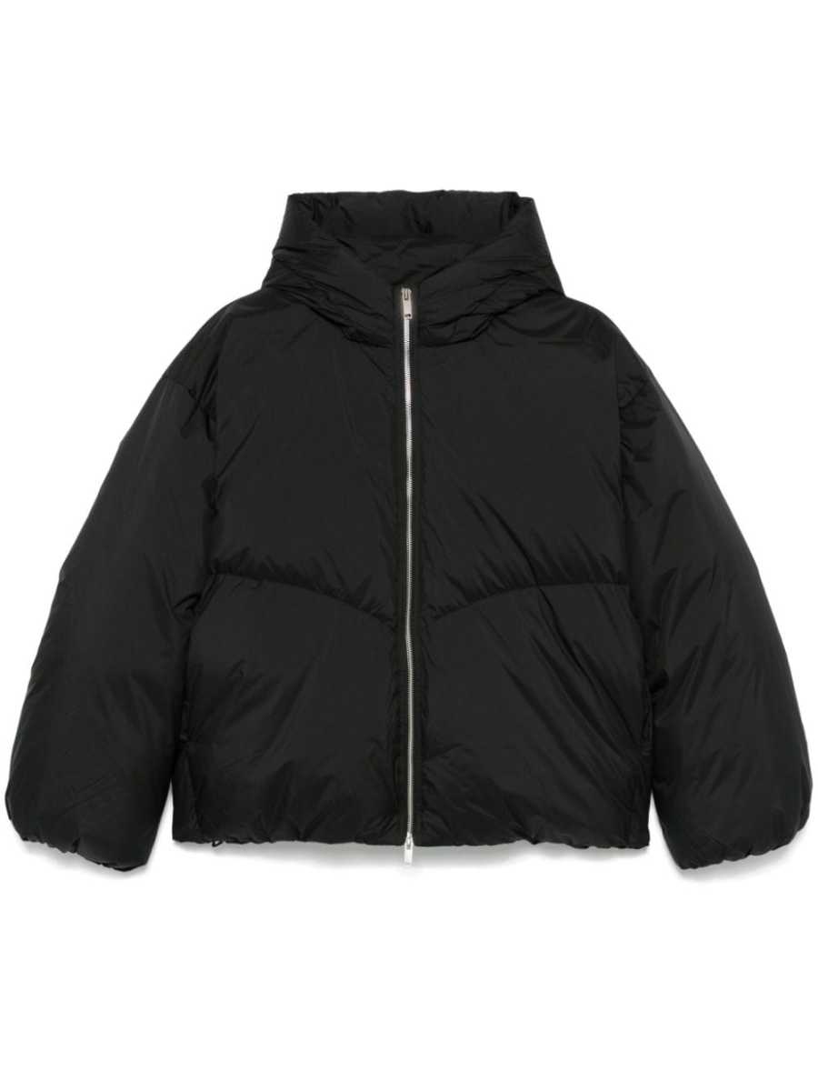 hooded puffer jacket