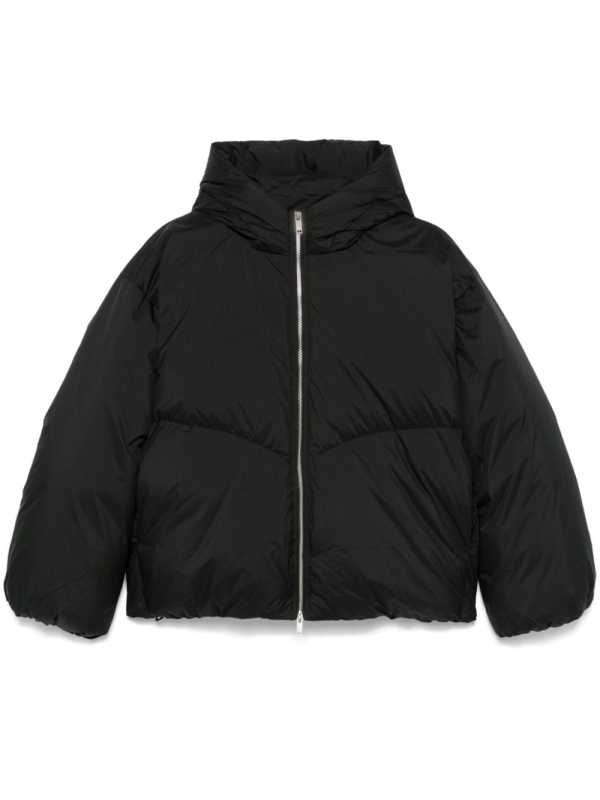 hooded puffer jacket