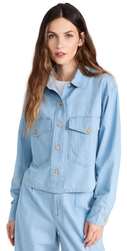 Zupplyunseeker Chambray Jacket Light Chambray