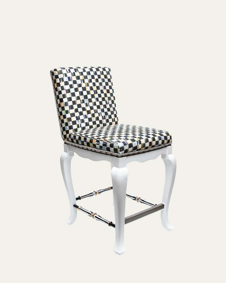 Courtly Check Counter Stool