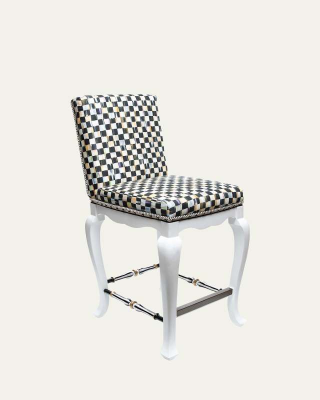 Courtly Check Counter Stool