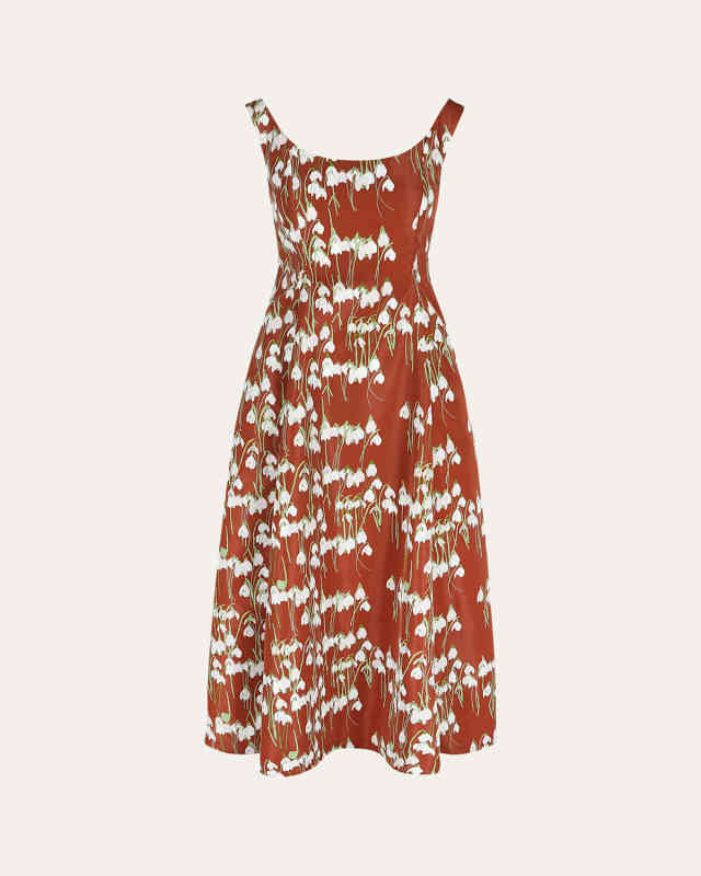 Maudette Long Floral Dress