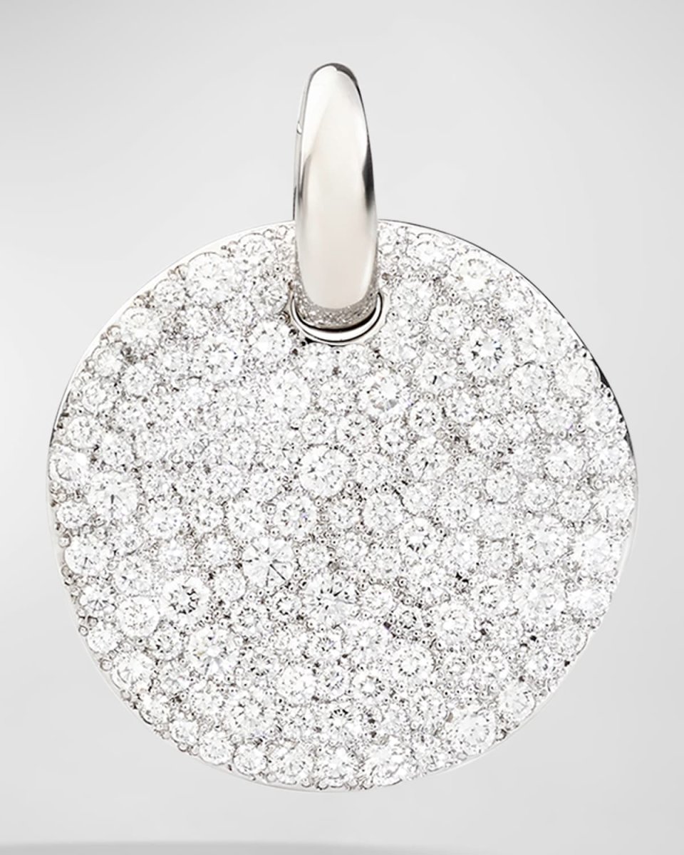 18K White Gold Sabbia Pendant with Diamonds