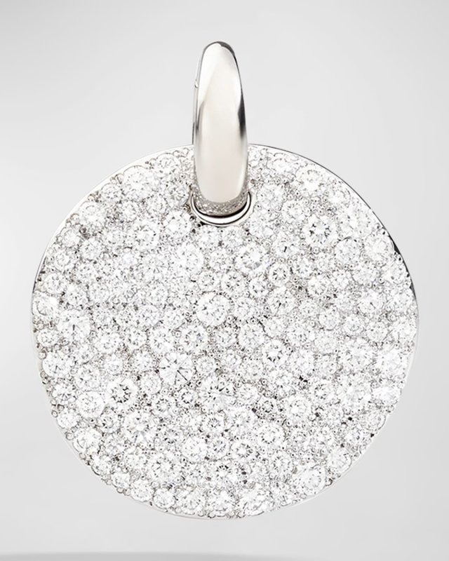 18K White Gold Sabbia Pendant with Diamonds