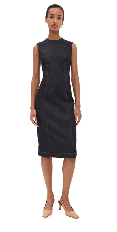 Acne Studios Denim Dress Indigo Blue