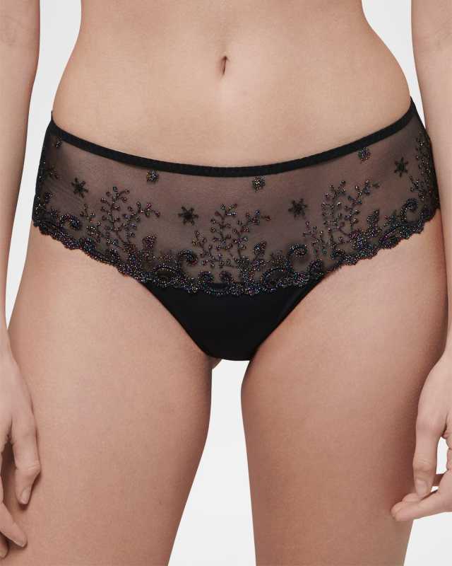 Delice Floral-Embroidered Boyshorts