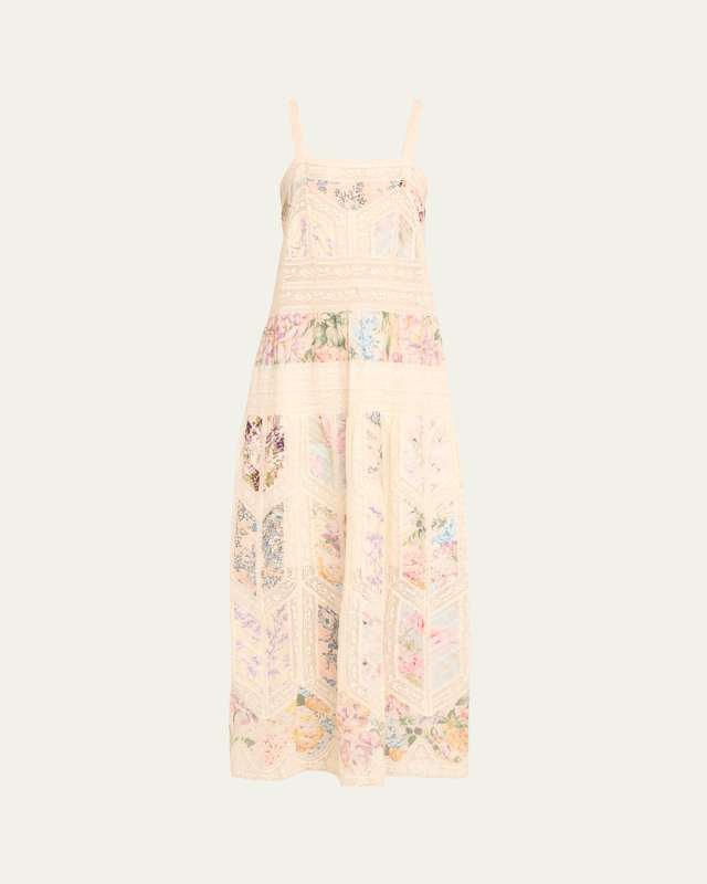 Halliday Lace Trim Slip Dress
